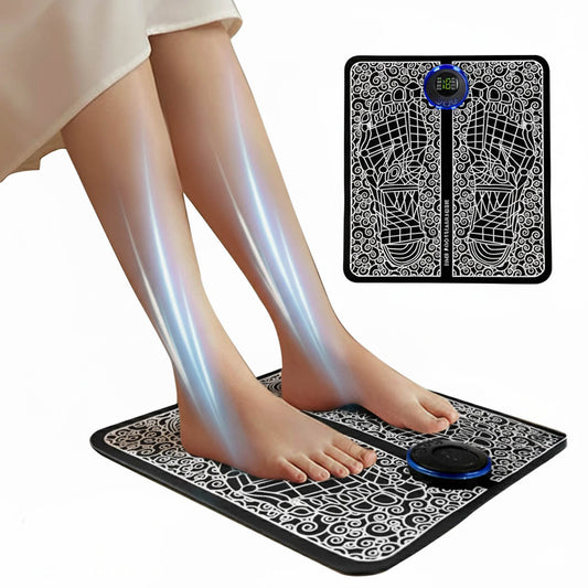 EMS Foot Massager Mat - Electric Muscle Stimulation - Portable & Rechargeable Circulation Relief