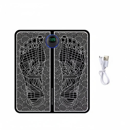 EMS Foot Massager Mat - Electric Muscle Stimulation - Portable & Rechargeable Circulation Relief