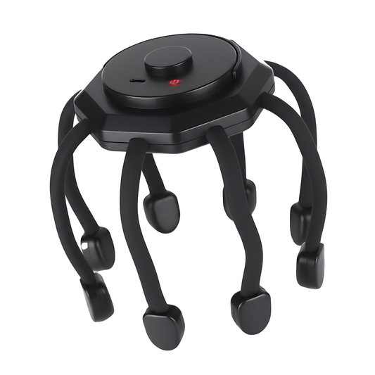 Electric Octopus Head Massager & Scalp Stimulator - Deep Relaxation & Stress Relief